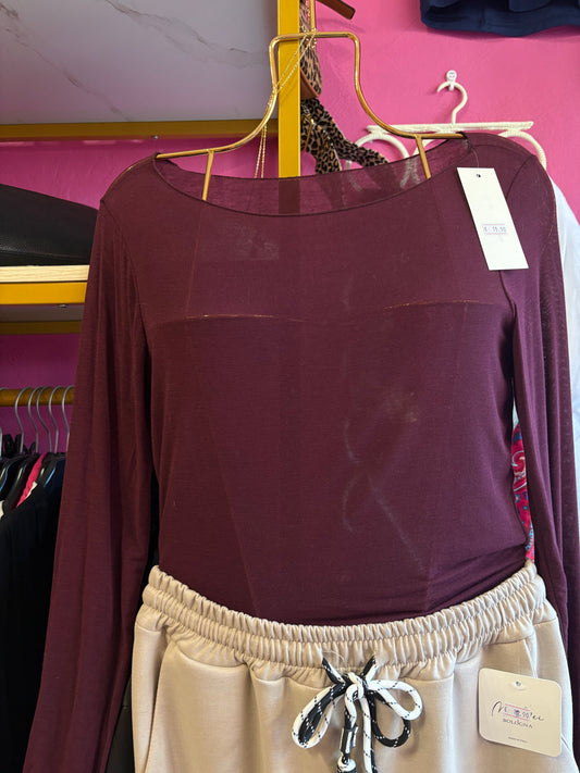 Maglietta misto cashmere