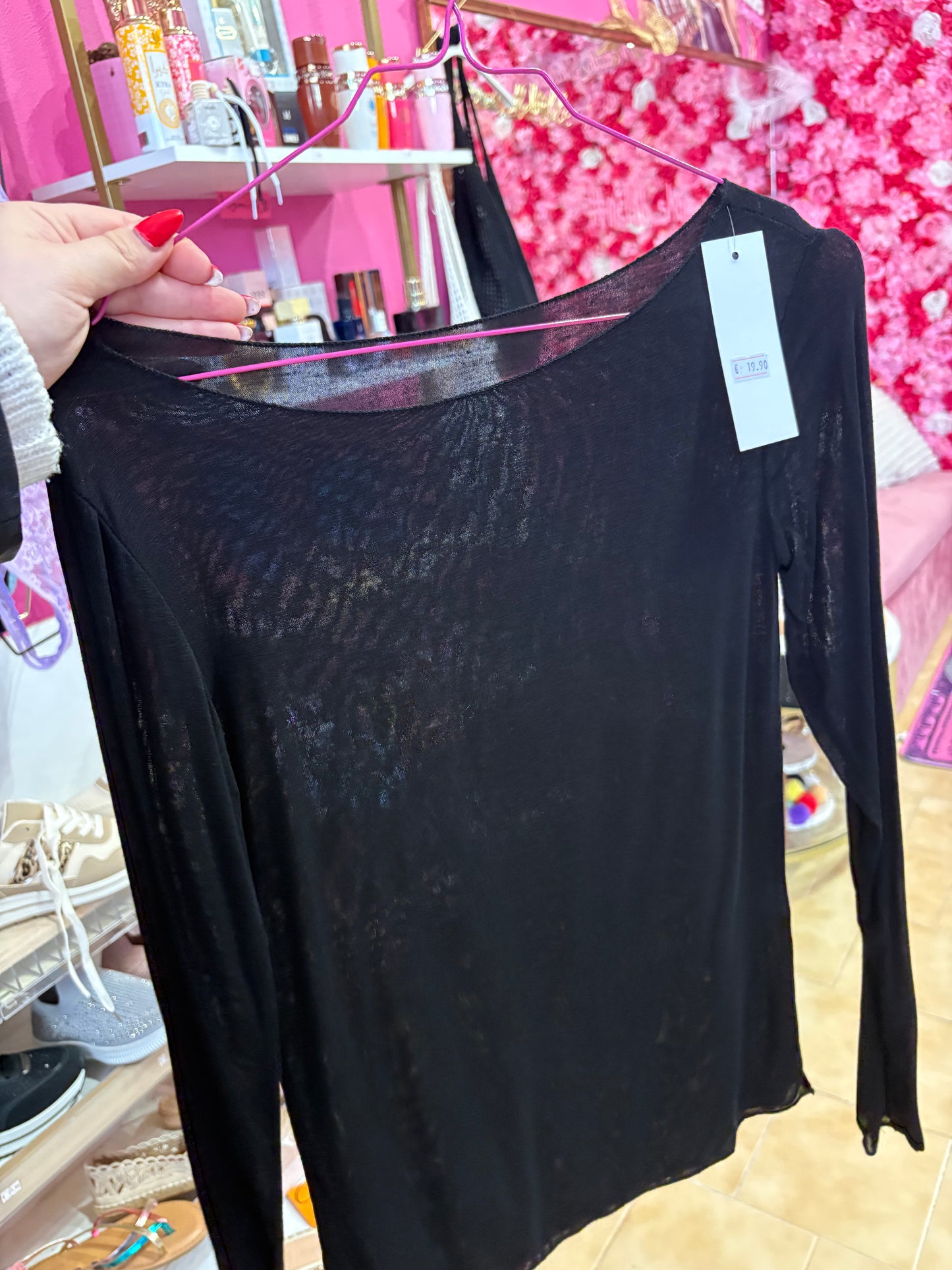 Maglietta misto cashmere