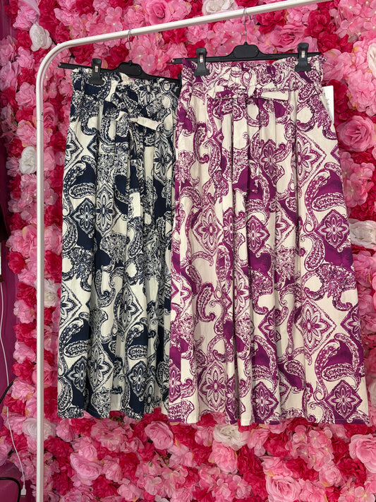 Pantalone con fantasia